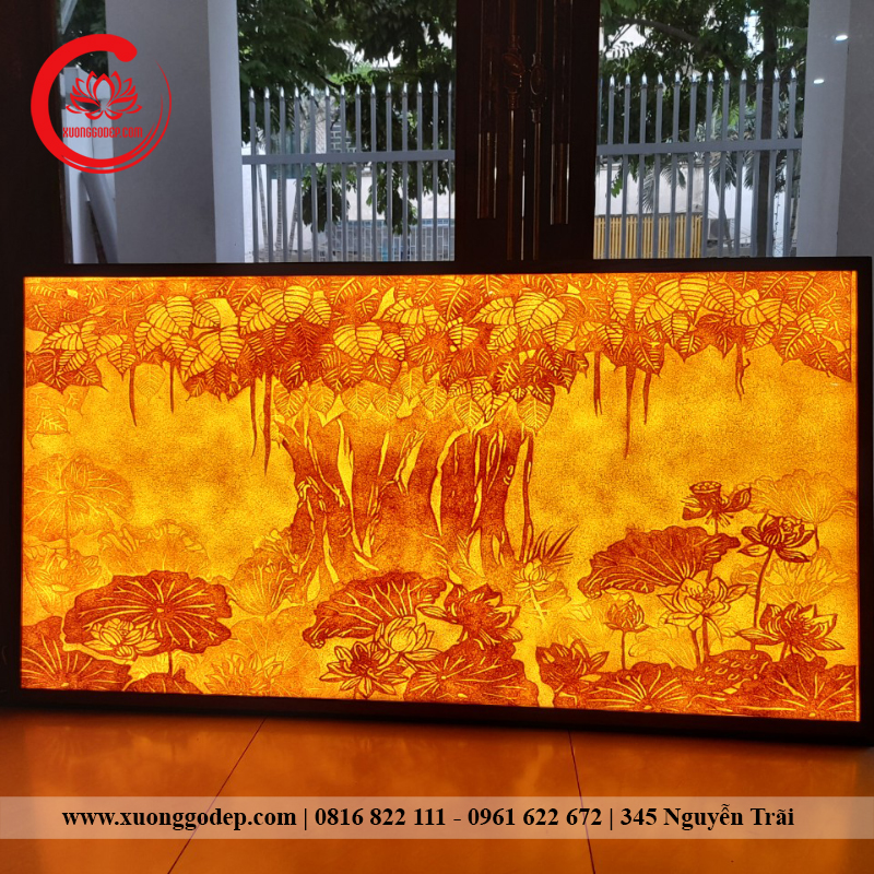 Tranh Trúc Chỉ Cây Bồ Đề TTC-09